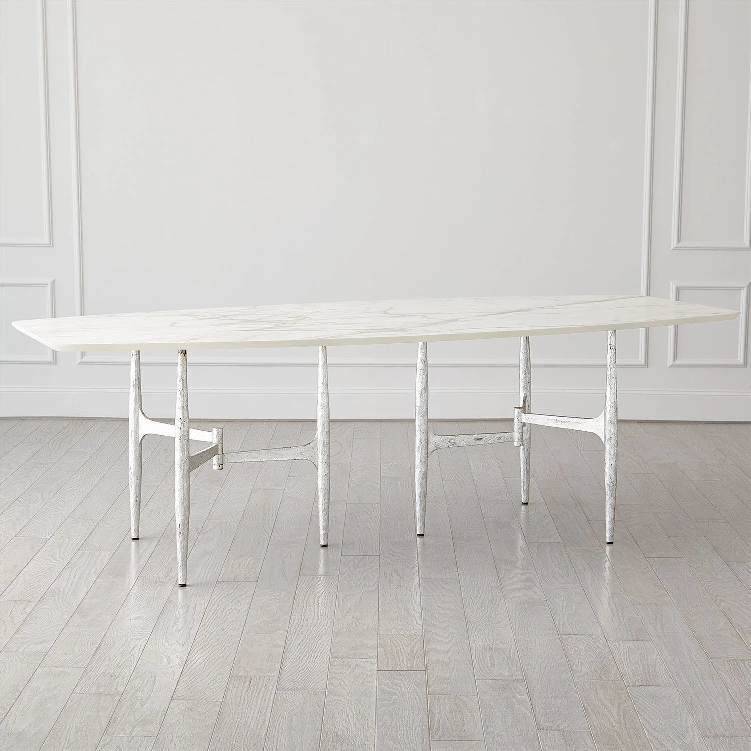 Radius Tables-Silver W/Golden White Top 9 Radius Tables-Silver W/Golden White Top - Image 7