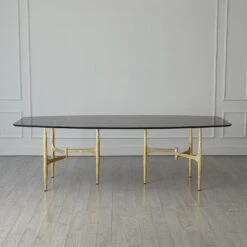 Radius Tables-Gold/Noir Lux Top 23 Radius Tables-Gold/Noir Lux Top -Online Home Decor 77438
