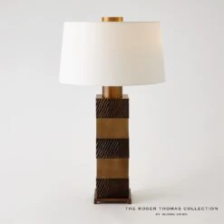 Stack Lamp-Brass/Bronze -Online Home Decor 78485