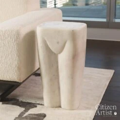 Femme Stool-White -Online Home Decor 78796