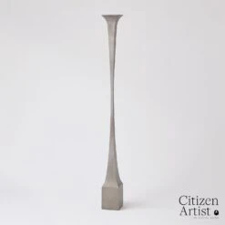 Giac Torchiere-White Bronze