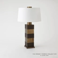 Stack Lamp-Brass/Bronze -Online Home Decor 79403