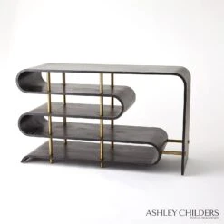 Traverse Console-Ebony Cerused -Online Home Decor 79659