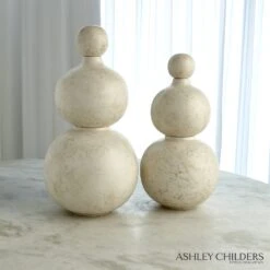 Bubble Stacking Vase-Ivory