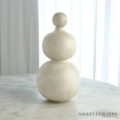 Bubble Stacking Vase-Ivory -Online Home Decor 79697