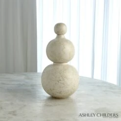 Bubble Stacking Vase-Ivory -Online Home Decor 79708