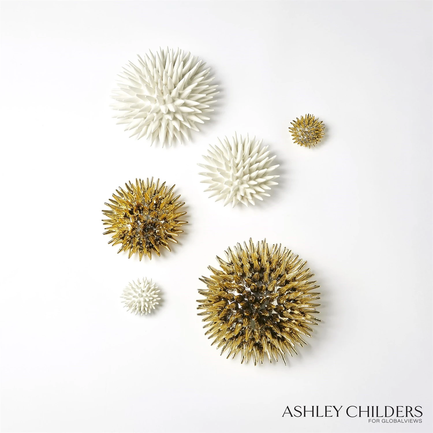 Urchin Wall Art-Gold 7 Urchin Wall Art-Gold - Image 5
