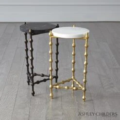 Elder Drinks Table-Bronze -Online Home Decor 79813