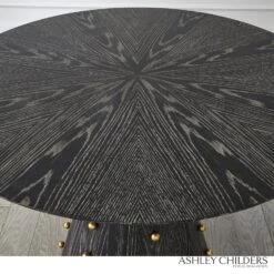 Spheres Center Table-Ebony Cerused Oak -Online Home Decor 79827