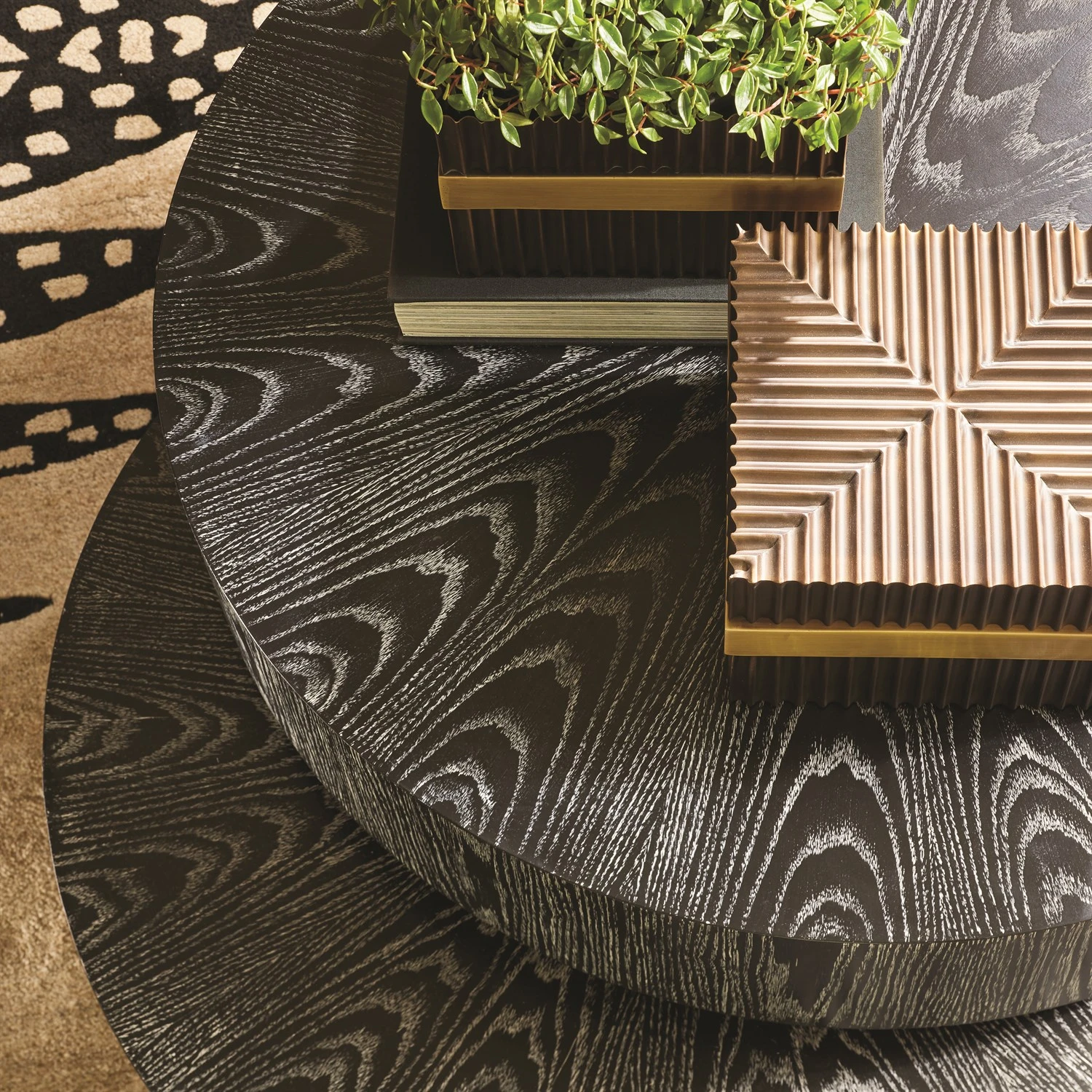 Pivot Cocktail Table-Ebony Cerused 8 Pivot Cocktail Table-Ebony Cerused - Image 6