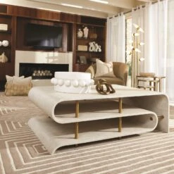 S/3 Marble Top Nesting Tables-Brass -Online Home Decor 80149