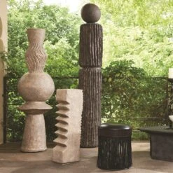 Honore Totem-Greige -Online Home Decor 80161