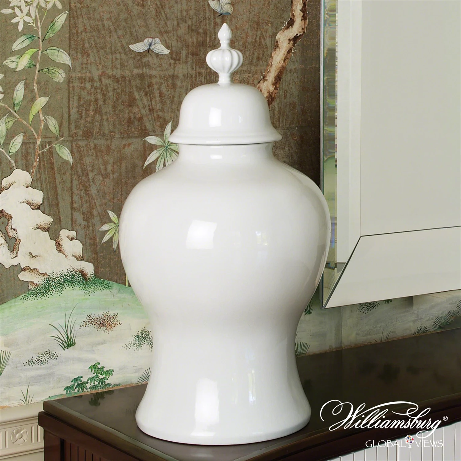 Beaufort Ginger Jar-White 5 Beaufort Ginger Jar-White - Image 3