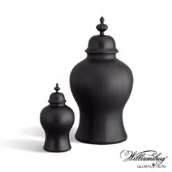 Beaufort Ginger Jar-Matte Black