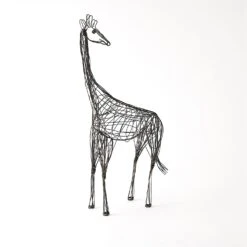 Wire Giraffes-Bronze 13 Wire Giraffes-Bronze -Online Home Decor 81059