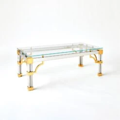 Tri-Column Cocktail Table