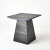 Aero Side Table-Black Leathered Marble 1 Aero Side Table-Black Leathered Marble -Online Home Decor 81596