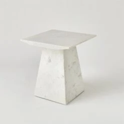Aero Side Table-Banswara Marble