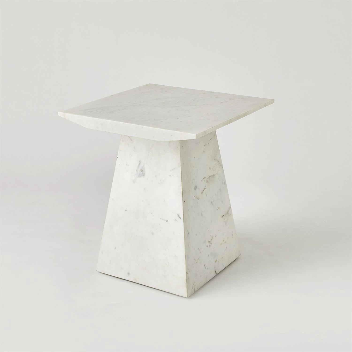 Aero Side Table-Banswara Marble 3 Aero Side Table-Banswara Marble