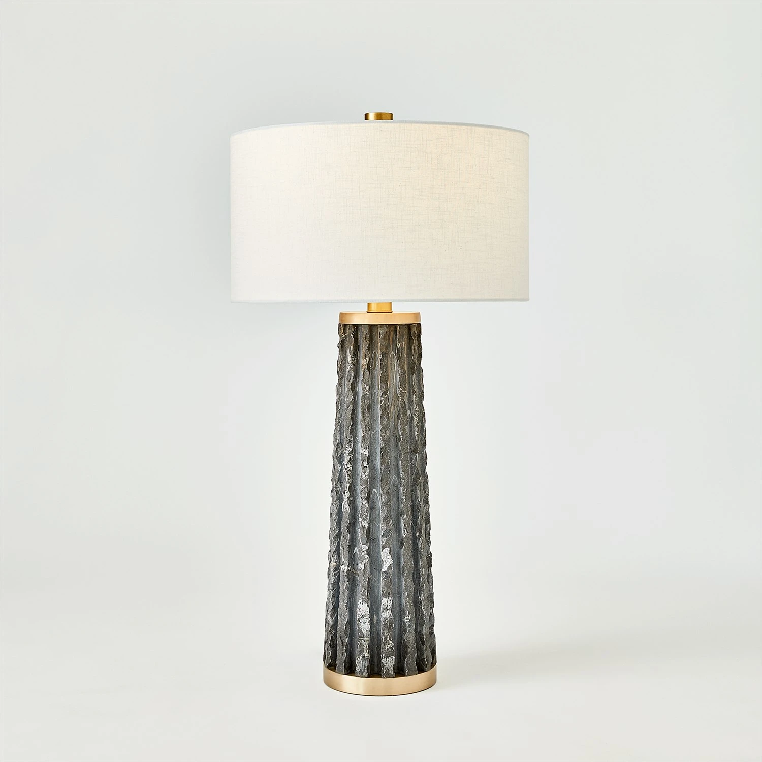 Quarry Table Lamp-Black Marble 3 Quarry Table Lamp-Black Marble