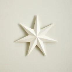 Stellar Wall Stars-Matte White -Online Home Decor 82161