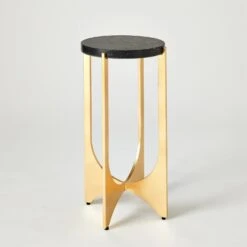 Tempest Table-Gold Leaf