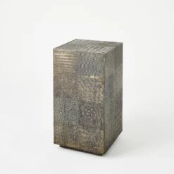 Navigator Side Table-Antique Gunmetal