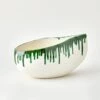 Giant Teardrop Bowl-Emerald 2 Giant Teardrop Bowl-Emerald -Online Home Decor 82382