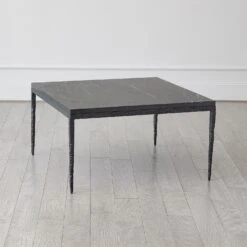 Forrester Cocktail Table-Blackened/Flamed Marble -Online Home Decor 82792