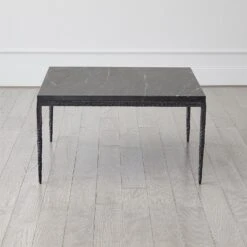 Forrester Cocktail Table-Blackened/Flamed Marble -Online Home Decor 82793