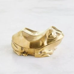 Solid Brass Frog Box -Online Home Decor 82877
