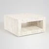 Driftwood Square Coffee Table-White