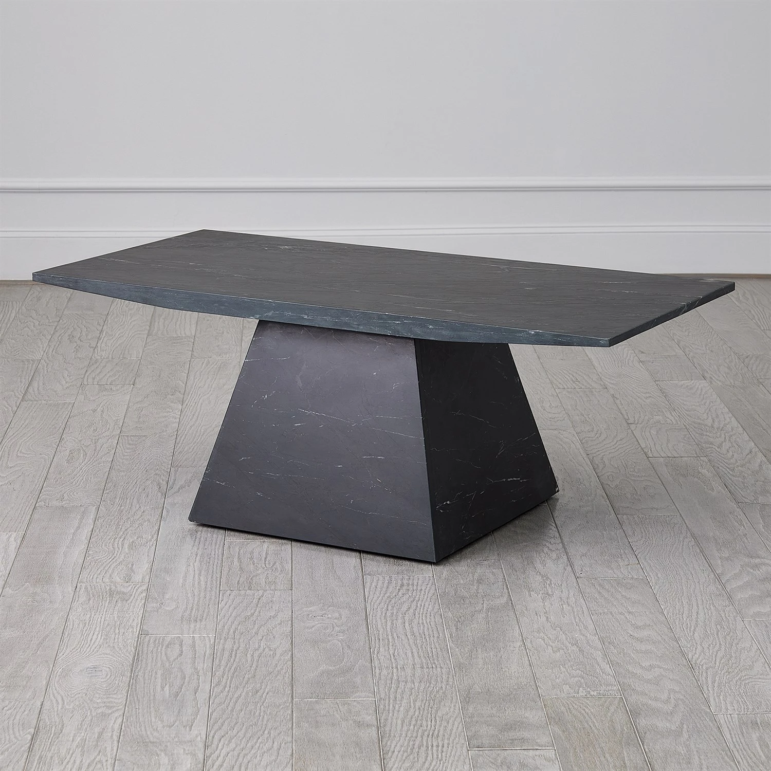 Aero Cocktail Table-Black Leathered Marble 3 Aero Cocktail Table-Black Leathered Marble