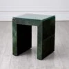 Posh Side Table-Hair Hide Green 2 Posh Side Table-Hair Hide Green -Online Home Decor 83518