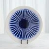Striped Charger-Cobalt -Online Home Decor 83774