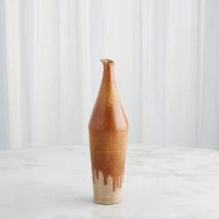 Vintage Bottles-Golden Reactive -Online Home Decor 83807