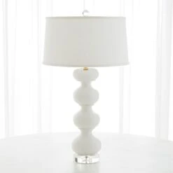 Stacked Bulb Lamps-Matte White 12 Stacked Bulb Lamps-Matte White -Online Home Decor 83832