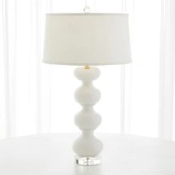 Stacked Bulb Lamps-Matte White 13 Stacked Bulb Lamps-Matte White -Online Home Decor 83833