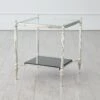 Medford Side Table-Nickel