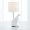 Egyptian Cat Lamp-Matte White -Online Home Decor 83873