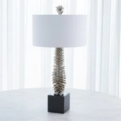 Pinecone Table Lamp-Nickel -Online Home Decor 83902