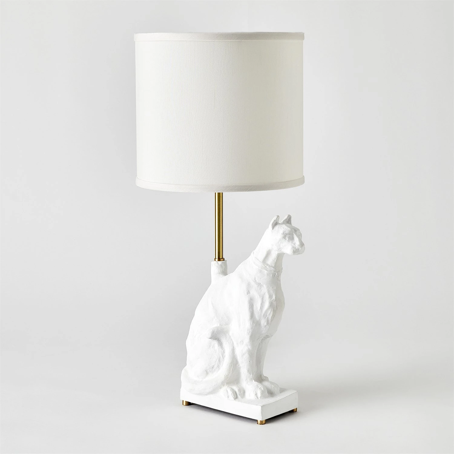 Egyptian Cat Lamp-Matte White 6 Egyptian Cat Lamp-Matte White - Image 4