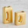 Oh Yes Vases-Matte Gold -Online Home Decor 84009