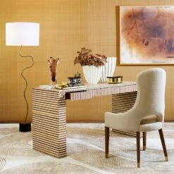 Loop Floor Lamp-Brass -Online Home Decor 84593