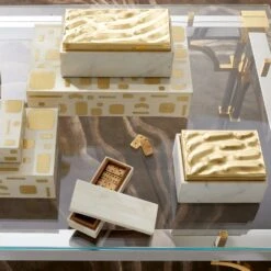 Boxed Bone Domino Set-Ivory 9 Boxed Bone Domino Set-Ivory -Online Home Decor 84602