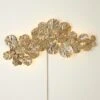 Fiddle Fig Lighted Wall Decor-Brass -Online Home Decor 85095