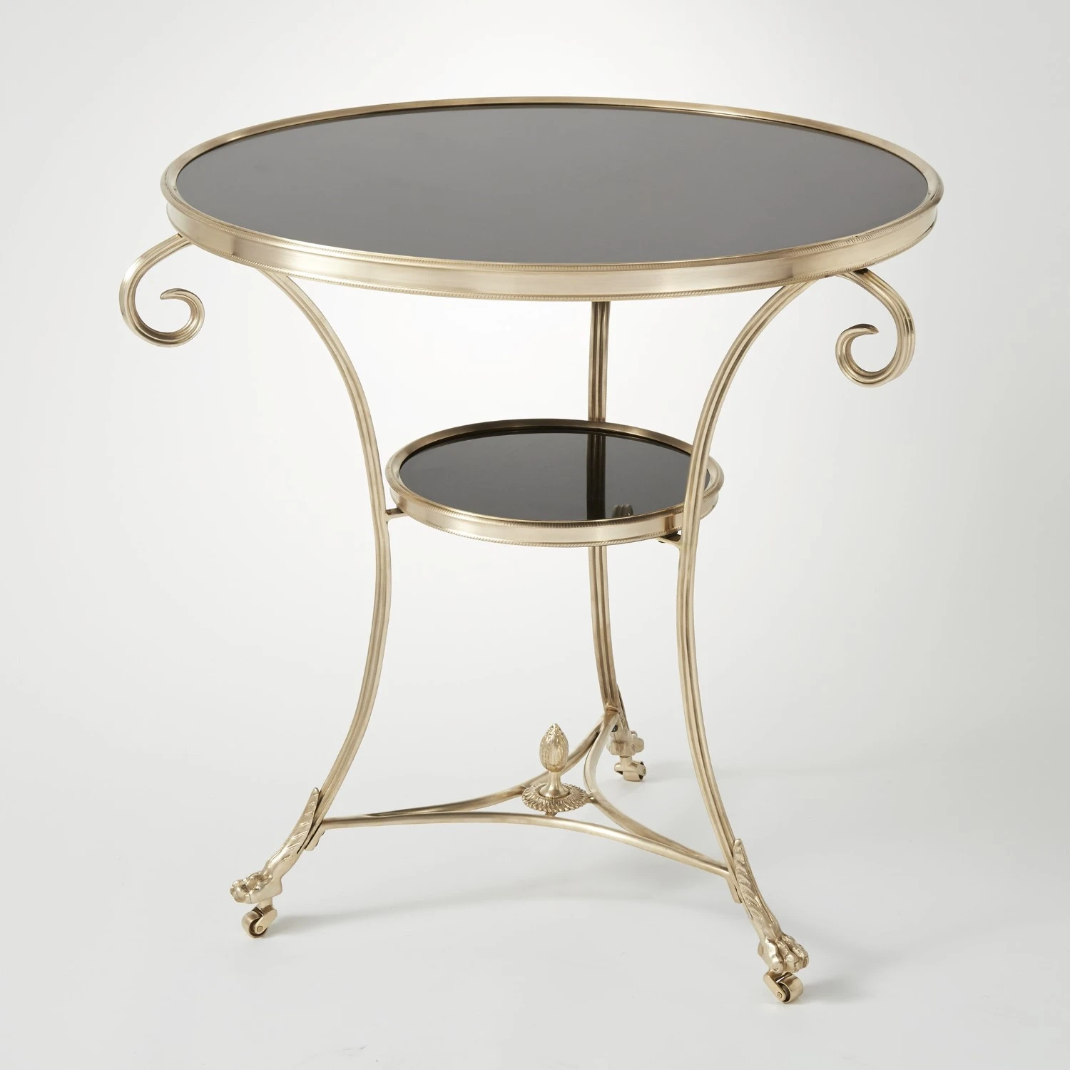 Gueridon Table-Brass/Black Granite 5 Gueridon Table-Brass/Black Granite - Image 3