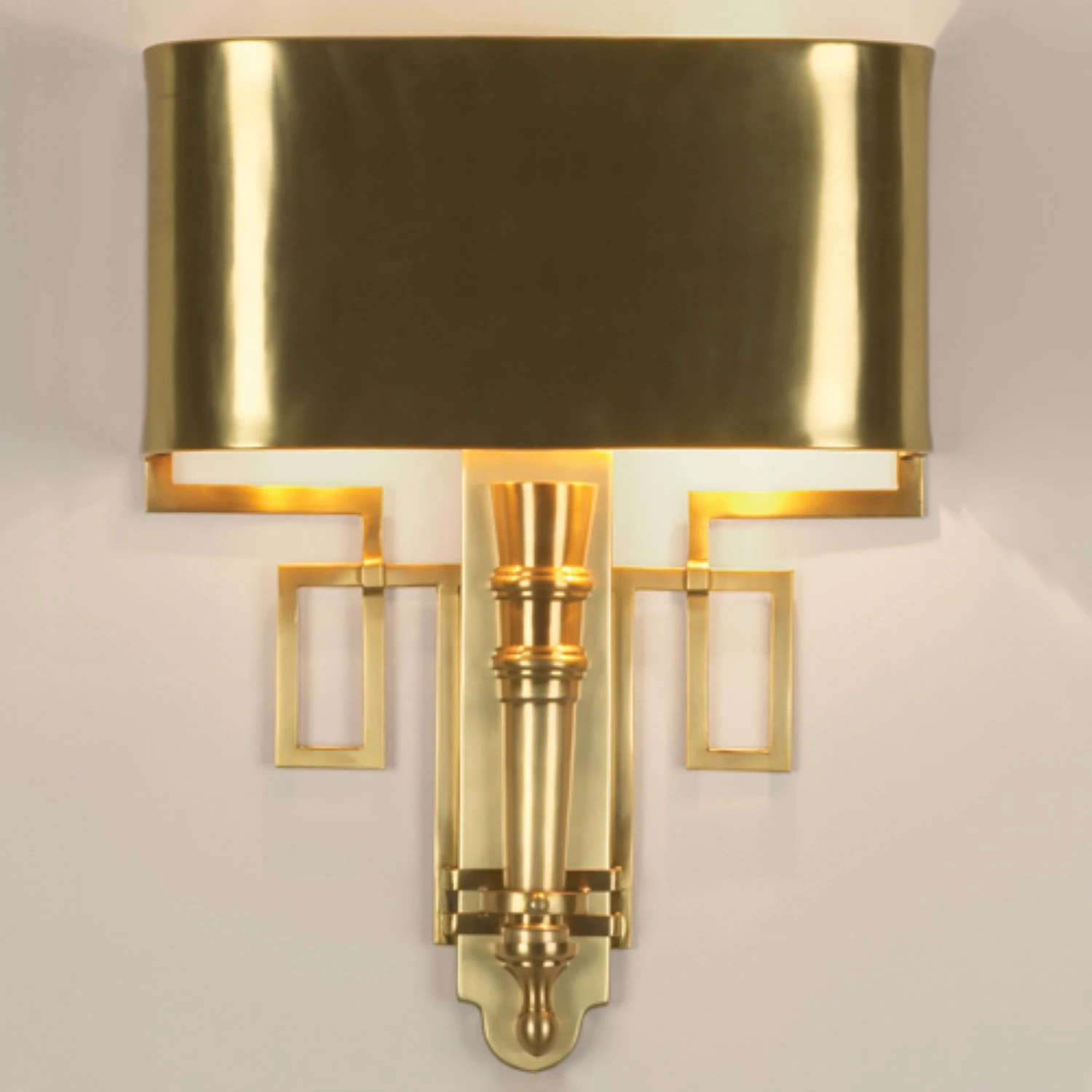 Torch Sconce W/Shade-Antique Brass 3 Torch Sconce W/Shade-Antique Brass