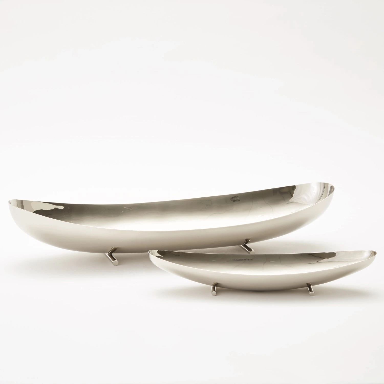Boat Bowl - Nickel 3 Boat Bowl - Nickel