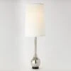 Bulb Vase Lamp-Nickel